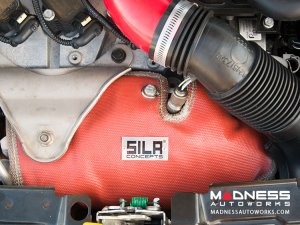 FIAT 500 Turbo Thermal Blanket - 1.4L Multi Air Turbo - Red Silicone/ Fiberglass 